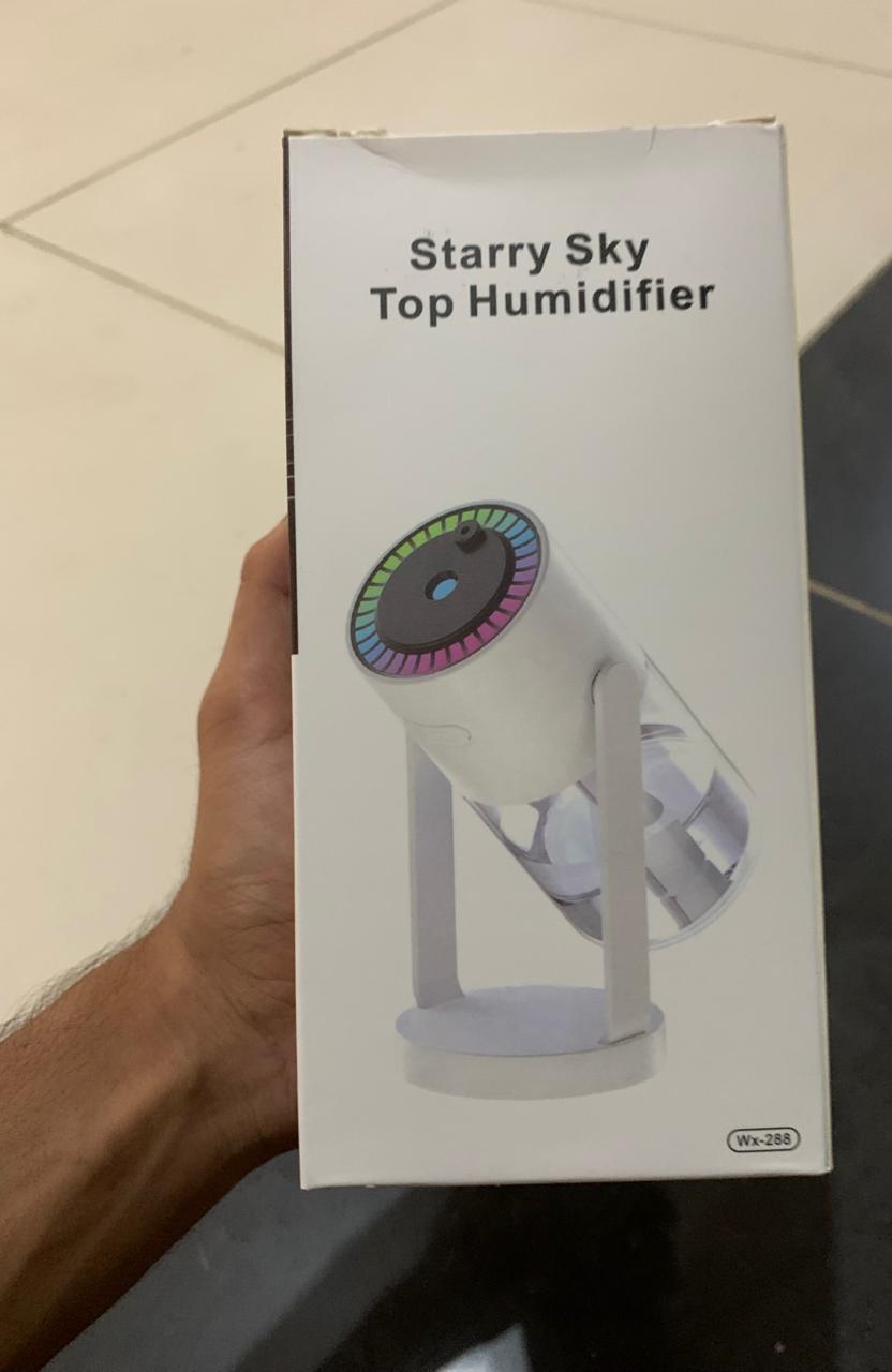 Sky Humidifier | Ultrasonic Air Humidifier & Aroma Diffuser | Cool Mist Maker for Fresh, Moist & Relaxing Room Atmosphere