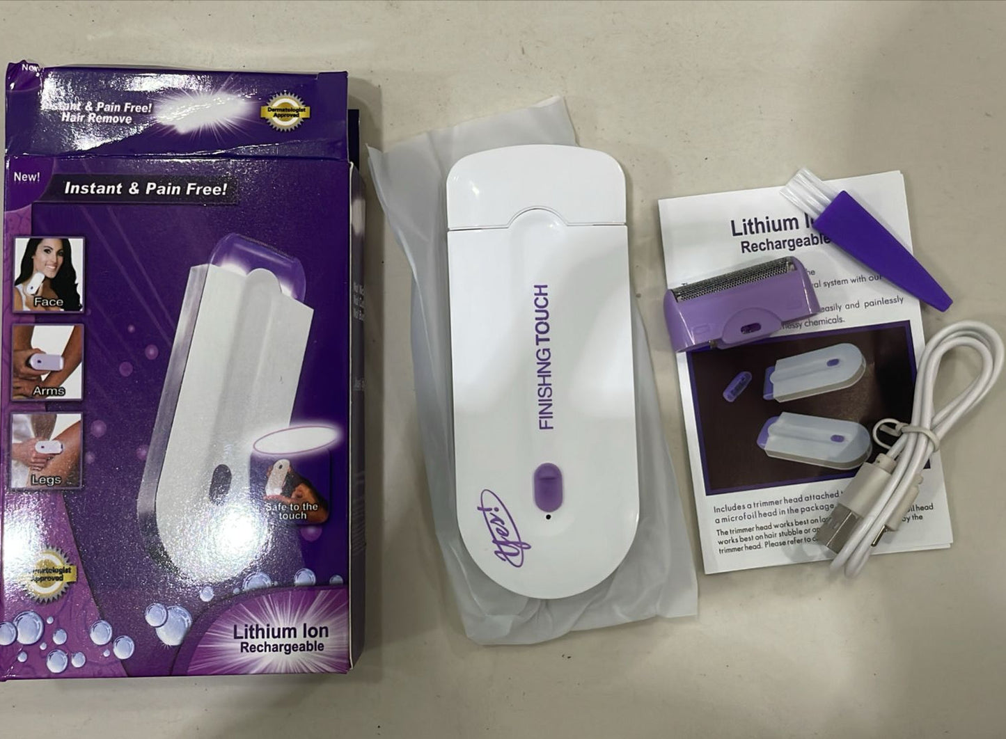 Rechargeable Yes Hair Remover Machine For Women | Finishing Touch Yes Hair Removal Tool For Smooth Skin Electric