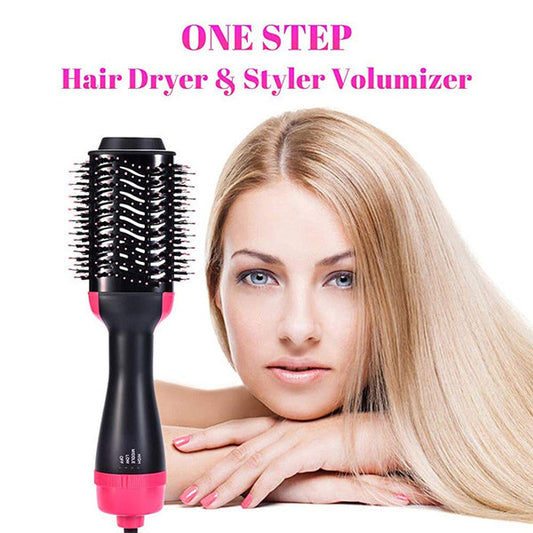 One Step 2 in 1 Hair Dryer & Brush (Dryer + Styler) Brush for Fast Drying, Straightening, Curling