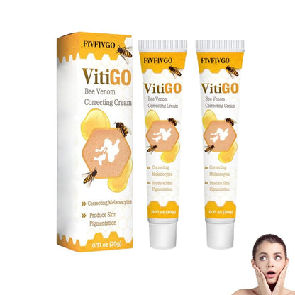 Fivfivgo Vitigo Bee Venom Correcting Cream 20g | Skin Tone Balancing And Pigmentation Repair Cream For Even, Healthy-Looking Skin