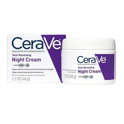 CeraVe 4 in 1 Complete Skincare Kit – Night Cream, Sunblock, Cleanser & Hydrating Serum for Radiant, Healthy, Smooth & Moisturized Skin
