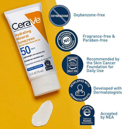 CeraVe 4 in 1 Complete Skincare Kit – Night Cream, Sunblock, Cleanser & Hydrating Serum for Radiant, Healthy, Smooth & Moisturized Skin