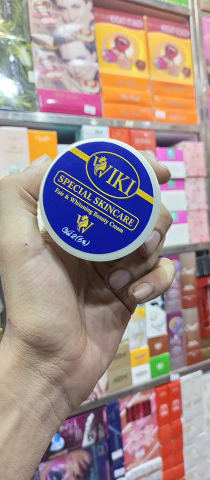 WIKI Night Cream – Black & Blue Edition | Deep Repair, Whitening, Anti-Aging & Moisturizing Night Treatment for Bright, Smooth, Glowing Skin black colour